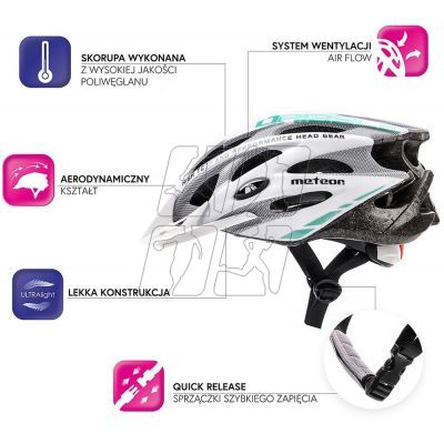 67. Meteor MV29 Drizzle 24715-24717 bicycle helmet