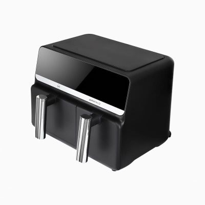 9. ELDOM FAT-FREE FRYER FR200 9 L, 2200W, TWO INDEPENDENT DRAWERS, 8 PROGRAMS, LED DISPLAY, TEMP. 80°C–200°C