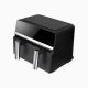 9. ELDOM FAT-FREE FRYER FR200 9 L, 2200W, TWO INDEPENDENT DRAWERS, 8 PROGRAMS, LED DISPLAY, TEMP. 80°C–200°C