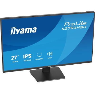 6. iiyama ProLite X2793HSU-B1 computer monitor 68.6 cm (27") 1920 x 1080 px Full HD LED Black