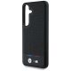 6. BMW Leather Tricolor Stripe MagSafe Case for Samsung Galaxy S25+ - Black