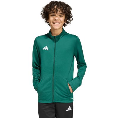 7. adidas Entrada 26 Track green kids' sweatshirt KE9837