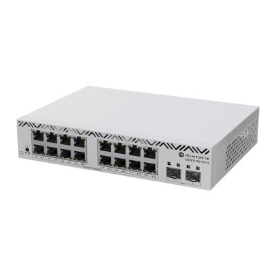 2. Switch Mikrotik CSS318-16G-2S+IN 18p Managed Gigabit/10G