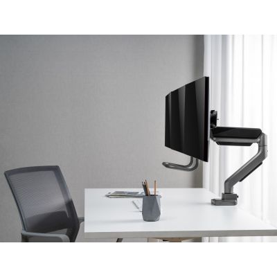 11. Accessories: Desk Mount 17"-27"/3TFT 360 Gas Spring 6kg Solid Silver Retail