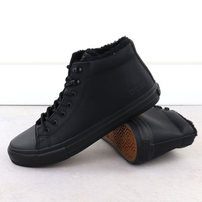4. Men's black insulated high-top sneakers Big Star OO174607