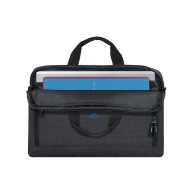 9. Rivacase Regent 8058 43.9 cm (17.3") Messenger Case Black, Cyan