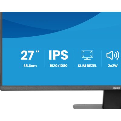 22. iiyama ProLite X2793HSU-B1 computer monitor 68.6 cm (27") 1920 x 1080 px Full HD LED Black
