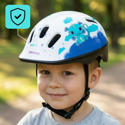 7. Meteor KS06 S Bicycle Helmet 48-52 cm Dragon 17431