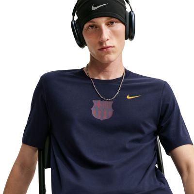 3. Nike FC Barcelona Men's T-Shirt Navy Blue IQ5030 498