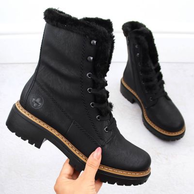 26. Rieker W 72625-00 RKR714 Fur Boots