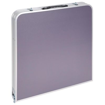 14. FOLDABLE CAMPING TABLE 120X60X70/62/55CM GRAY