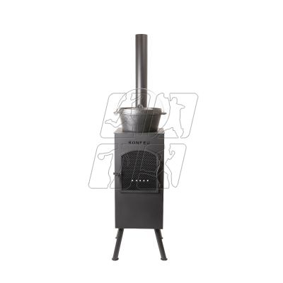 3. BonFeu BonCarré Garden Fireplace Black 3503