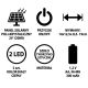13. SOLAR LAMP STONE 14X12.5X8.5/19CM