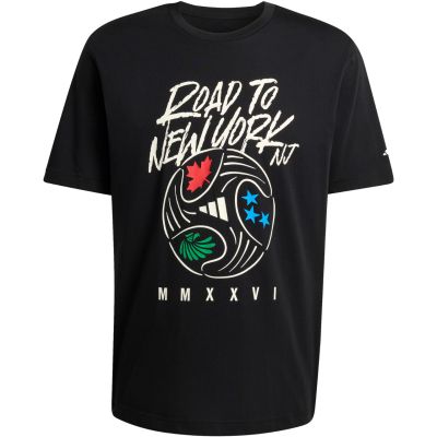 2. Men's adidas FIFA World Cup 26™ Road to NYNJ Graphic T-Shirt Black KB2533
