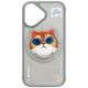 2. Nimmy Glasses Cool Cat MagSafe Case for iPhone 16 - Gray