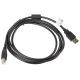 Lanberg CA-USBA-11CC-0018-BK cable (USB 2.0 M - USB 2.0 type BM; 1.8m; black)