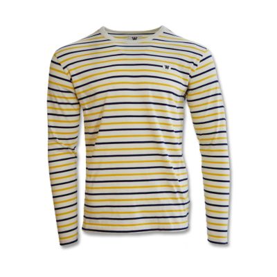 Men's Longsleeve Wood Wood Mel stripe Off sweatshirt -10235404-2323