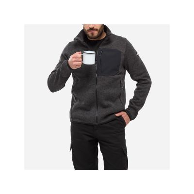 3. MILLET M CHAMONIX KNIT JKT fleece black