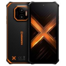 Smartphone Hammer Energy X2, 6.1 inches, orange, IPS protection system, 1560x720 px, Mediatek, RAM 6GB, 128GB, dual SIM, 4G, 50 MP camera, Android