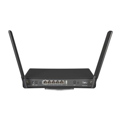 2. WiFi 6 router Mikrotik hAP ax3 (C53UiG+5HPaxD2HPaxD) 2.4GHz(2x2)/5GHz(2x2) 5p