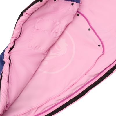 11. Trollkids Femund 3-in-1 sleeping bag mauve pink/purple blue/wild rose (695-242)