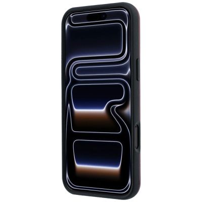 5. Mercedes Leather 3D MagSafe Case for iPhone 17 Pro Max - Navy Blue