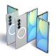 4. Spigen AirSkin MagFit Case for Samsung Galaxy Z Fold 8 Ultra - Clear and White