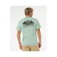 2. RIP CURL Vaporcool Search Peak Tee Green