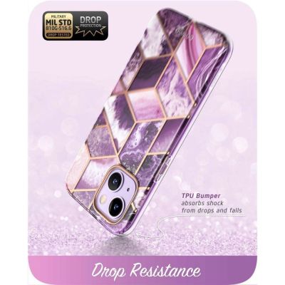 2. Supcase Cosmo iPhone 14 Plus Case - Pink Marble