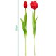 12. BOUQUET OF 5 RED PEONY TULIPS 39 CM LIFE-LIKE SPRING DECORATION