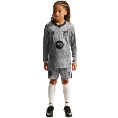 9. Nike FC Barcelona 2026/27 Stadium Away Kids' Goalkeeper Jersey Gray IO8337 013