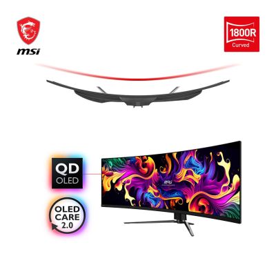 2. MSI MPG 491CQPDE QD-OLED Computer Monitor 124.5 cm (49") 5120 x 1440 px DQHD Black