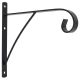 2. METAL PLANT HANGER CLASSIC SIMPLE BLACK 26X28CM KINZO