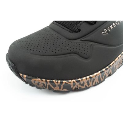 15. Skechers Uno-Loving Love women's sports sneakers fashionable black