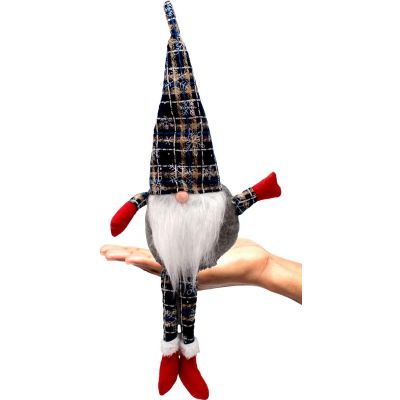 13. DECORATIVE ELMON 30+20CM NAVY BLUE CHECKERED