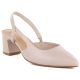 Beige Sergio Leone SK472 block heel pumps