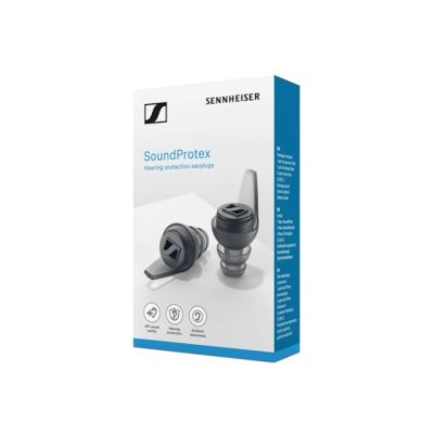 4. Sennheiser SoundProtex - Protective earplugs equipped with 3 types of acoustic filters