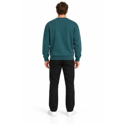 2. Men's round neck sweatshirt without zipper 4F 4FWAW26TSWSM2736-46S