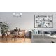 5. Classic chandelier Activejet MIRA hanging ceiling lamp Chrome triple 3xE27 for the living room