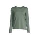 2. CASALL Essential Mesh Detail Long Sleeve dusty green T-shirt