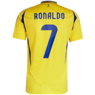 3. adidas Al Nassr FC 24/25 Ronaldo Home Men's Jersey, Yellow, JP0459