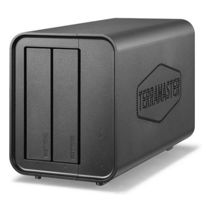 4. TerraMaster D2-320 Desktop Black Disk Array