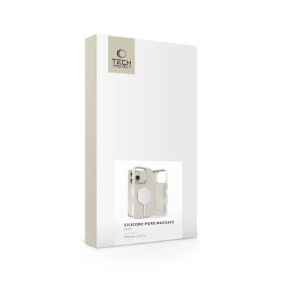 4. Tech-Protect Silicone PU MagSafe iPhone 16 Pro Case - Beige