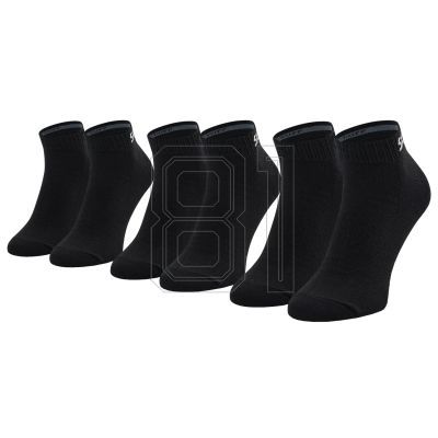 Skechers 3PPK Mesh Ventilation Socks SK43022-9999 Black 35-38