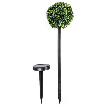 4. SET OF SOLAR LAMPS 3 BOXWOOD BALLS 27 LED