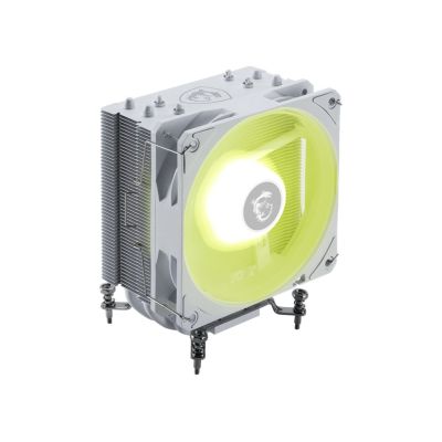 6. MSI MAG COREFROZR AA13 WHITE ARGB CPU Cooler 1x120 mm
