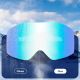 3. Qunature White Frameless Ski Goggles - White