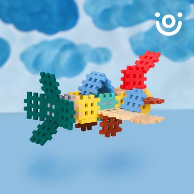 6. Marioinex Mini Waffle building blocks, 300 pieces, pastel