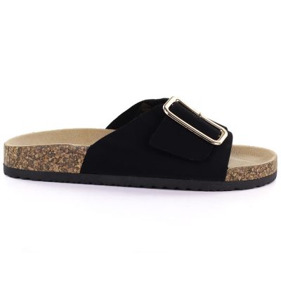 2. Women's black beach flip-flops Potocki GN17309