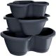 6. VERTICAL GARDEN CASCADE POT - ANTHRACITE